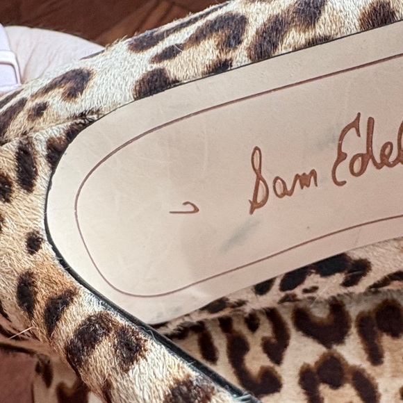 Sam Edelman Leopard Print Heels - Picture 4 of 6